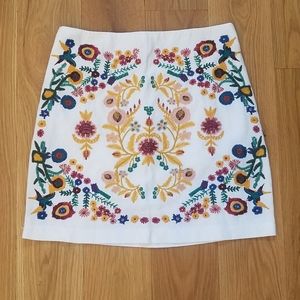 Altar'd State embroidered Micro miniskirt